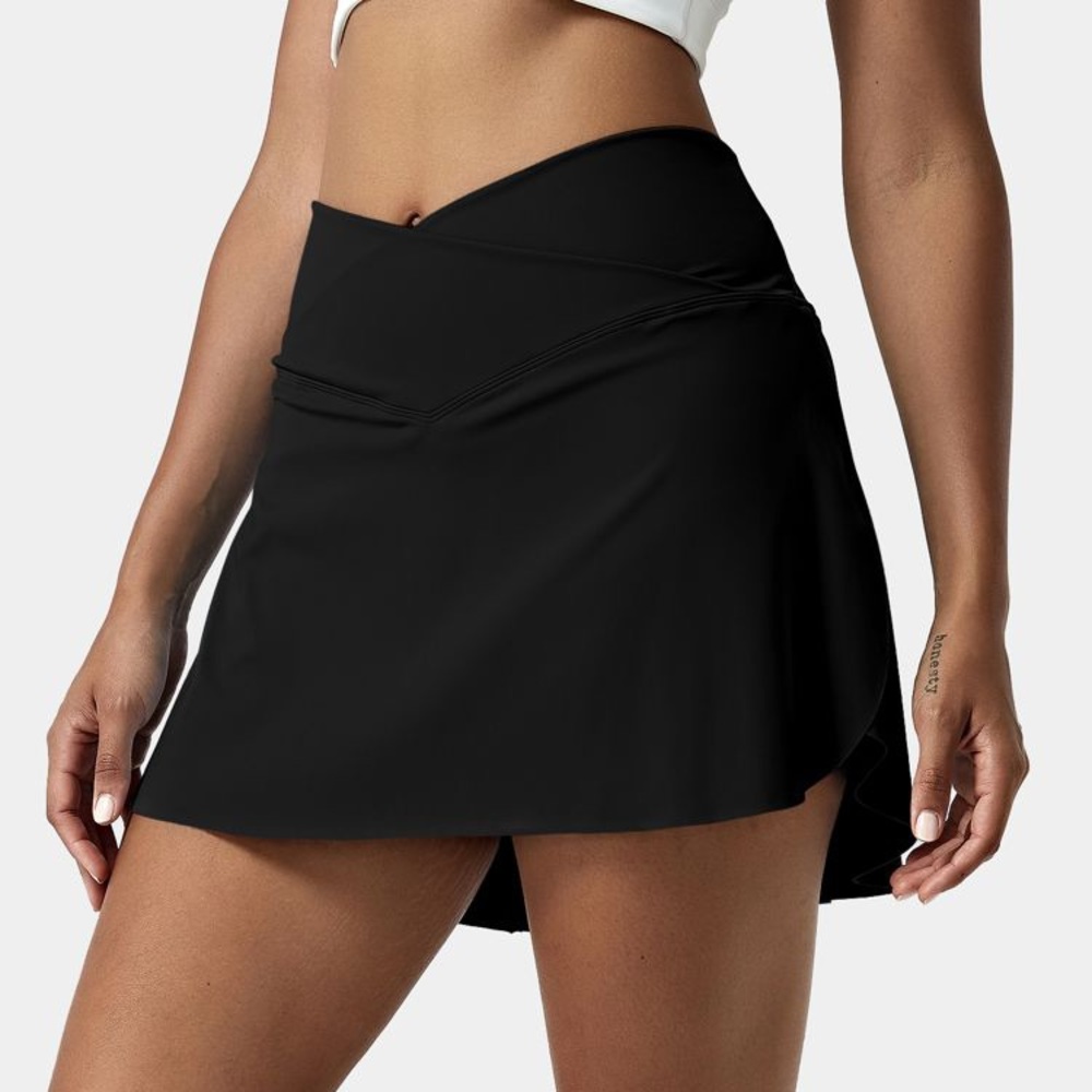 Everyday Cloudful® Air Crossover Side Pocket 2-in-1 Tennis Skirt-Lucid